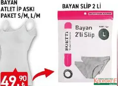 BOETTİ BAYAN SLİP KÜLOT 2'Lİ fiyat ve kampanya bilgisi